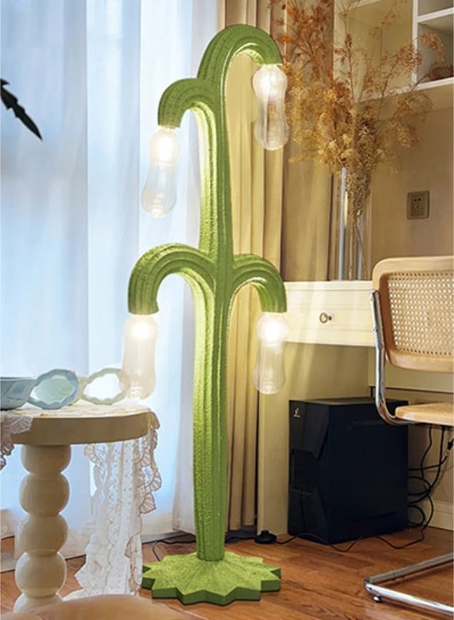 Floor Lamp Annual Fashion Mega Sale: Cactus Floor Lamp - Desert Style Artistic Home Decor, Soft Lighting FRP Cactus Lamp, 4 Lamps E27 Suitable for Bedrooms/Living Rooms (Saudi Families) - Image 3