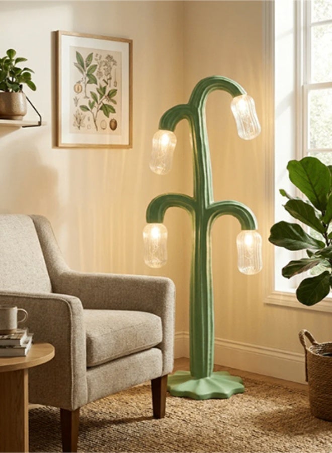 Floor Lamp Annual Fashion Mega Sale: Cactus Floor Lamp - Desert Style Artistic Home Decor, Soft Lighting FRP Cactus Lamp, 4 Lamps E27 Suitable for Bedrooms/Living Rooms (Saudi Families) - Image 5