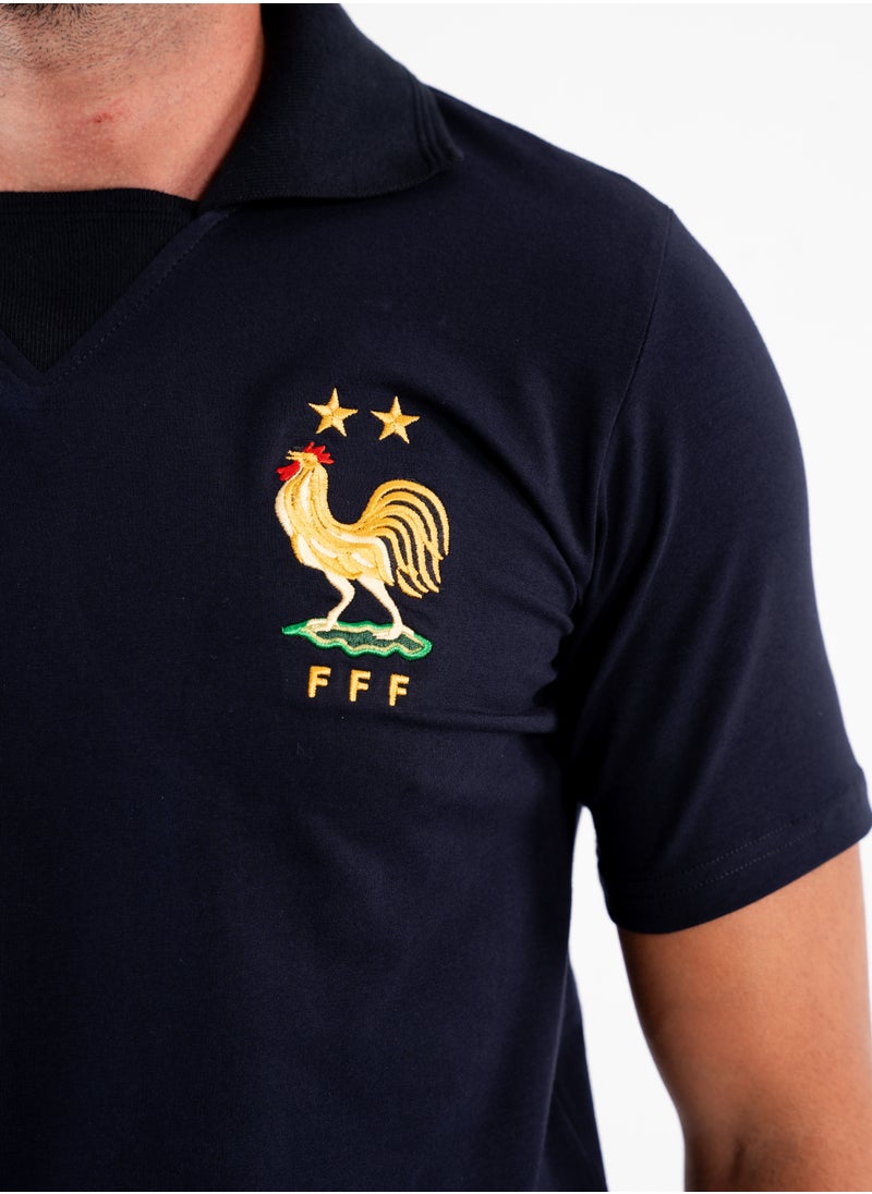 Football Kult - Authentic Football Fashion- Vintage France Les Blues (Premium Cotton) - Image 1