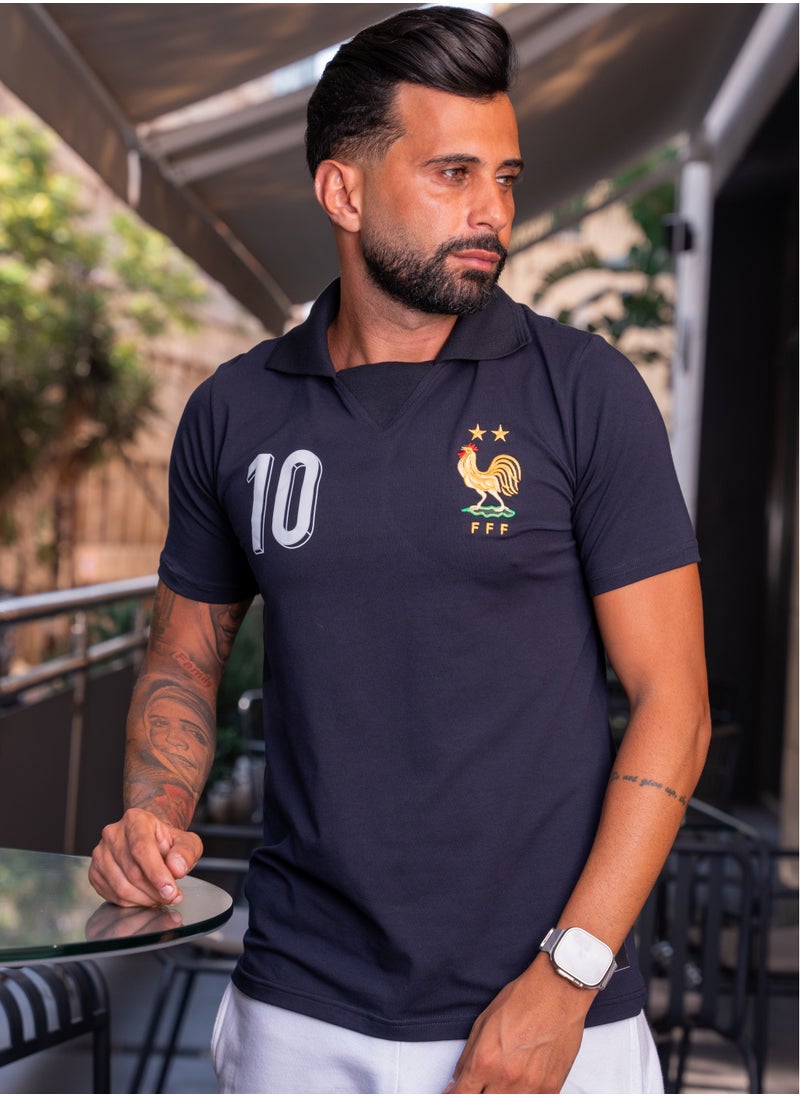 Football Kult - Authentic Football Fashion- Vintage France Les Blues (Premium Cotton) - Image 1