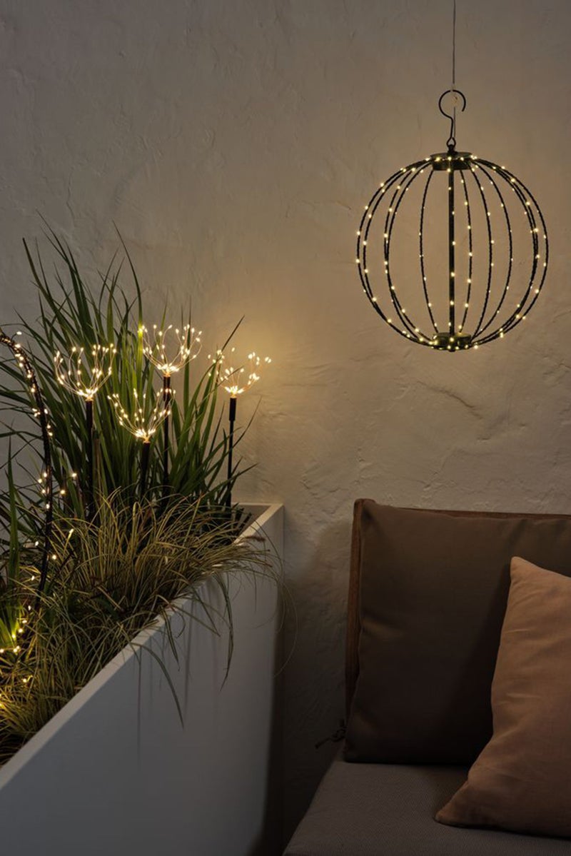 Tchibo 4 Pieces Led Garden Lights, Black/White  - Image 2