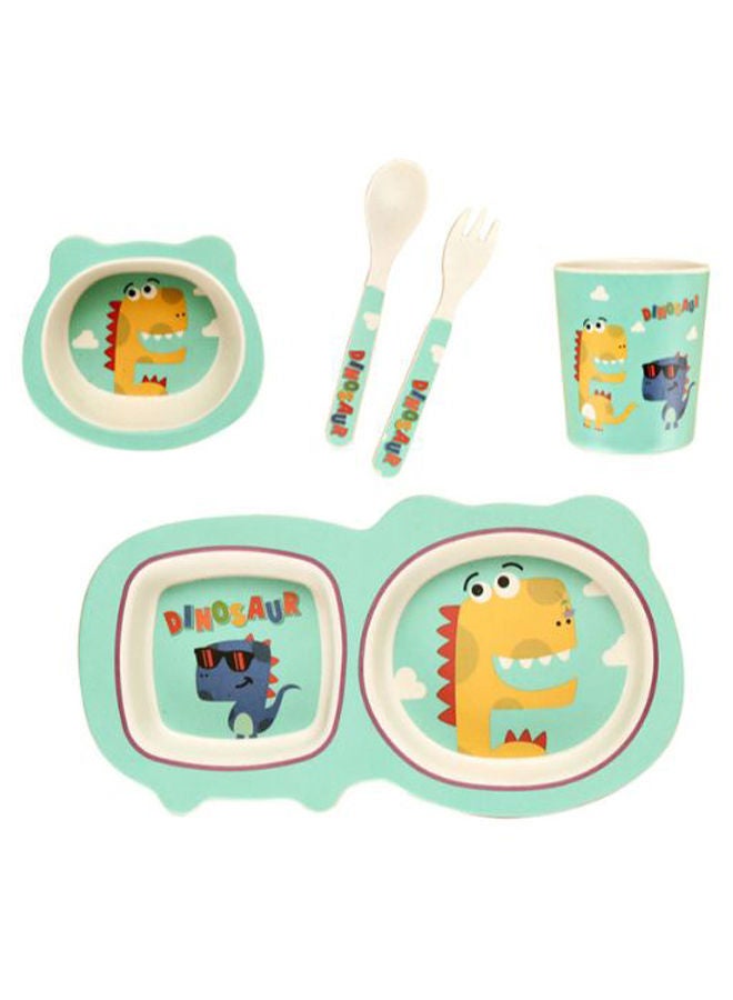 NIBEMINENT 5-Piece Animal Theme Tableware Set