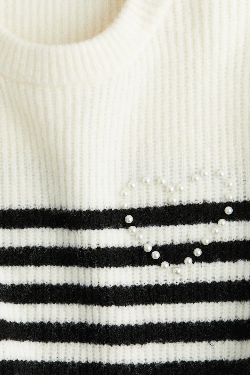 H&M Rhinestone-embellished jumper