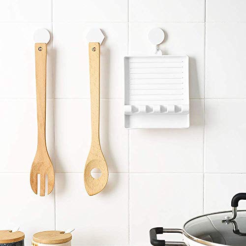 BeFunky Utensil Rest for Stove Top, Spatula/Tongs/Spoon Rest with Drip Pad & Pot Stand, Multifunction Kitchen Spatula Rack with Lid Holder, 2 Pack - Image 4