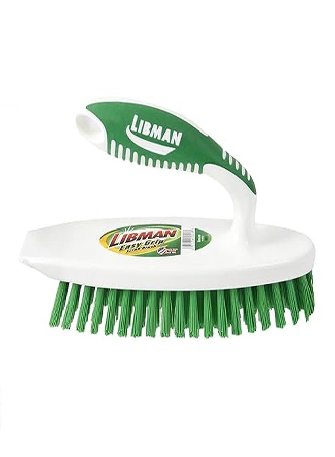 Libman 16 Easy Grip Scrub Brush with Built-In Scraper - Image 2