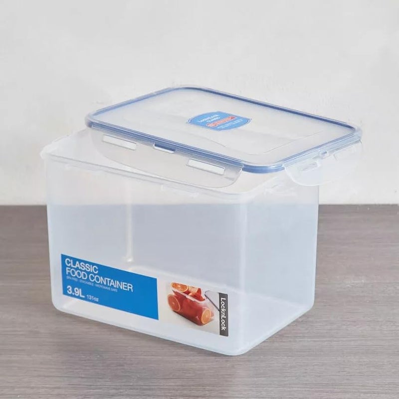 LocknLock Easy Essentials Food lids/Pantry Storage/Airtight containers  BPA Free  Rectangle-16.5 Cup-for Beans  Clear - Image 3