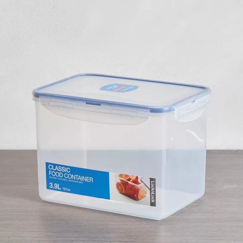 LocknLock Easy Essentials Food lids/Pantry Storage/Airtight containers  BPA Free  Rectangle-16.5 Cup-for Beans  Clear - Image 2