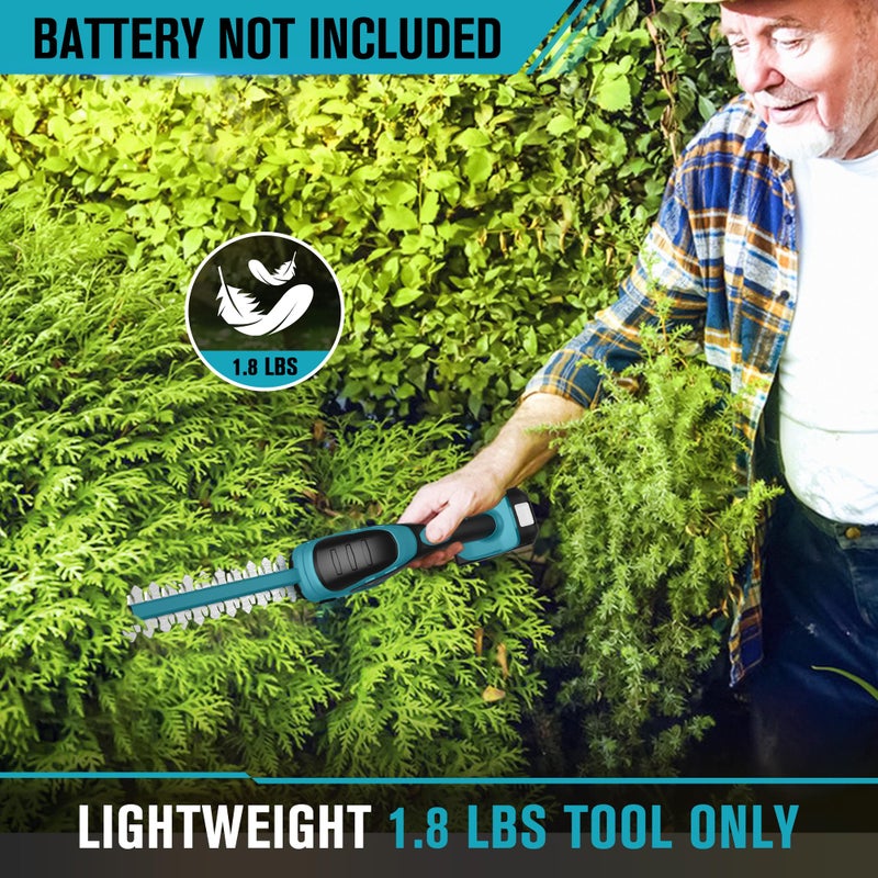 HEINPRO Cordless Hedge Trimmer Compatible with Makita 18V Battery (Battery not Included), Electric Hedge Trimmer Cordless, Bush Trimmers Grass Shears Handheld, Shrub Trimmers for Yard, Garden - Image 5