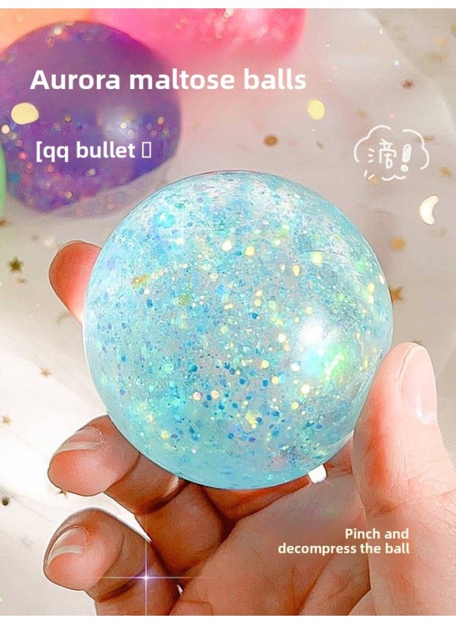 null - Children's Decompression Maltose Kneading Music Vent Ball Decompression Ball Green Lift Kneading Ball Toy-Color:[colorful Pink] 1 Pack❤Maltose Pinch Fun-Specifications:[collect And Purchase] Enjoy Priority Delivery Privileges - Image 1
