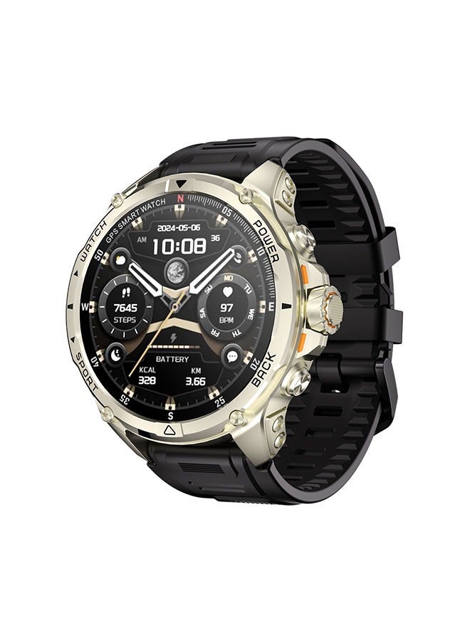 KUMI U5 Pro Smart Sports Watch AMOLED Display Heart Rate Detection 170 Motion Detection Assist Support ChatGPT Waterproof Fitness Watch Wireless Call Compatible with Android iOS silver - Image 1