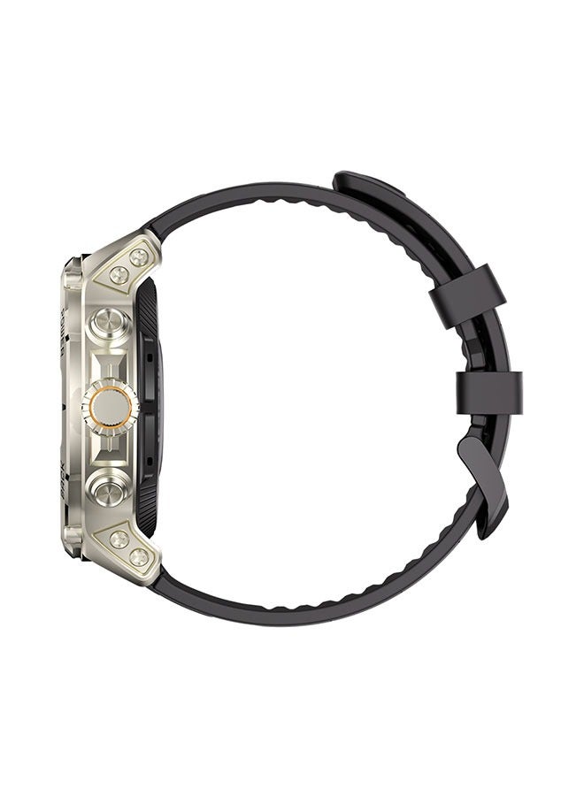 KUMI U5 Pro Smart Sports Watch AMOLED Display Heart Rate Detection 170 Motion Detection Assist Support ChatGPT Waterproof Fitness Watch Wireless Call Compatible with Android iOS silver - Image 3