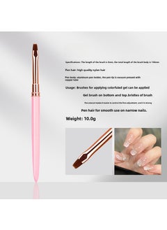 Generic French Manicure Brush Set Universal Gel Pen Flat pen 