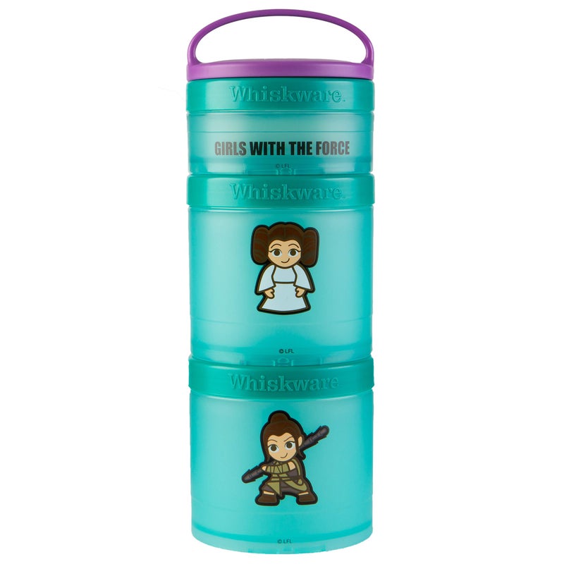Whiskware Star Wars Stackable Snack Pack, Leia & Rey - Image 1