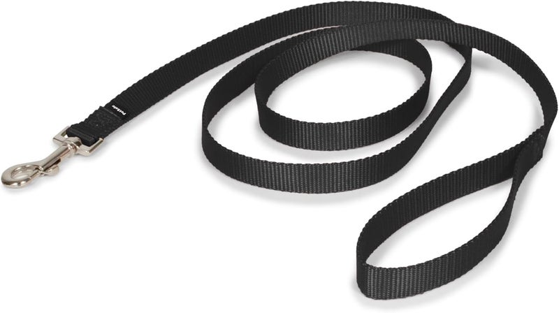 PetSafe Nylon Dog Leash - Durable and Strong Leash for Small, Medium, and Large Dogs - 3/4" x 6', Black - Image 1