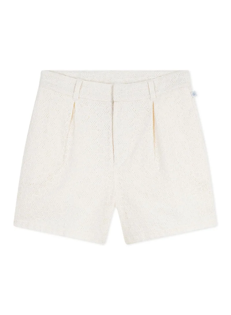 بيتي باتو Children's cotton shorts with a heart motif