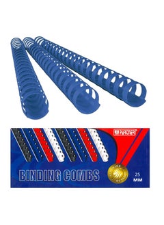 PARTNER 50-Piece Binding Combs 25mm Blue  - Image 1