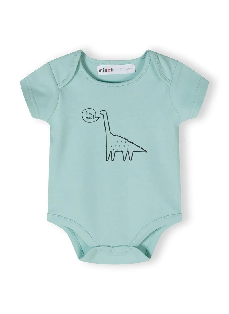 MINOTI 7-Pack Short Sleeve Baby Bodysuits with Snap Closures