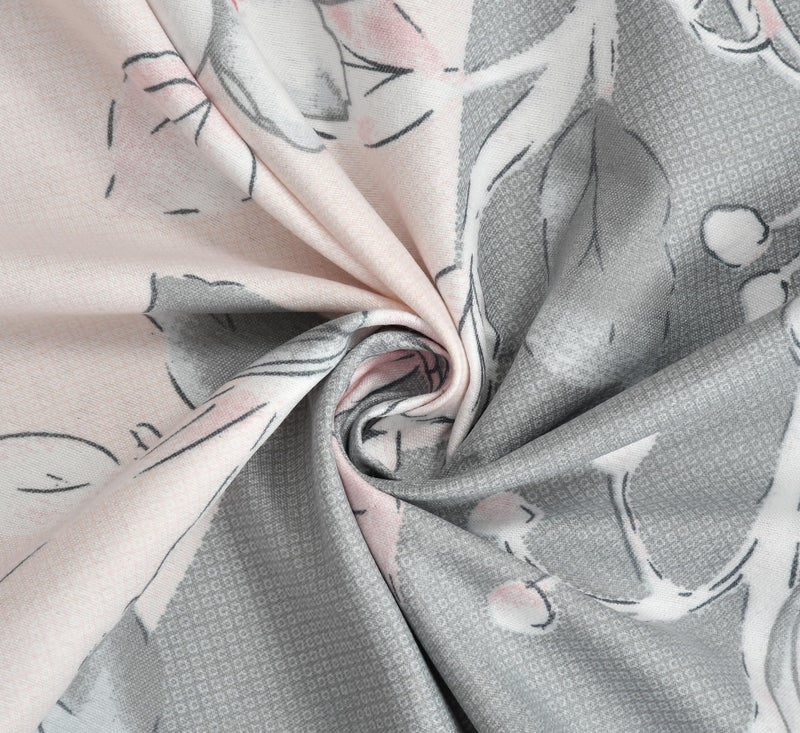 KETOSTICS 300 TC 100% Pure Cotton Diwan Set Covers 8 Pieces Pure Cotton Designer Printed Standard Diwan Set (1 Single Bedsheet, 2 Bolster Covers, 5 Cushion Covers) (DS- AS 01) - Image 3