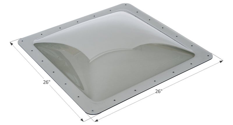 ICON 12121 RV Skylight SL222222 x 22 x 4 Smoke