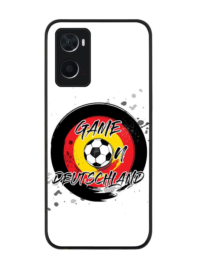 Stylizedd Rugged Black edge case for Oppo A96 4G/A36/A76 Slim fit Soft Case Flexible Rubber Edges Anti Drop TPU Gel Thin Cover - Game on Germany - Image 1