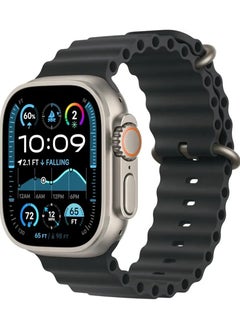 "Ocean Band Silicone Strap for Smart Watch 42/44/45/49mm, Compatible with Series 9/8/7/6/5/4/3/2/1/SE, Sport Outdoor for Men & Women"