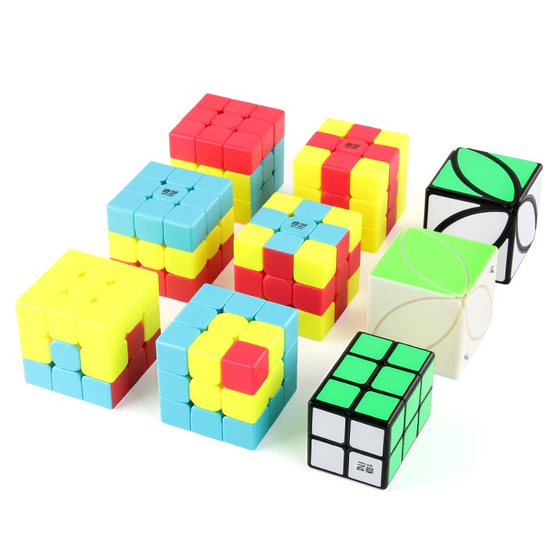 Qiyi Teaching Series Children'S Educational Smooth Rotating Colorful Maple Leaf Third-Order Rubik'S Cube Solid Color Positive-Order Rubik'S Cube Toy - Image 4
