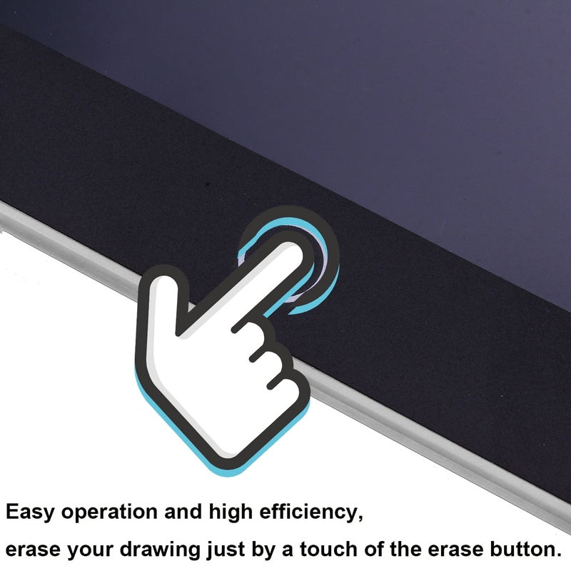 generic 12Inch LCD Writing Tablet 7.28x11.06in Pressure Sensitive Digital Black - Image 3