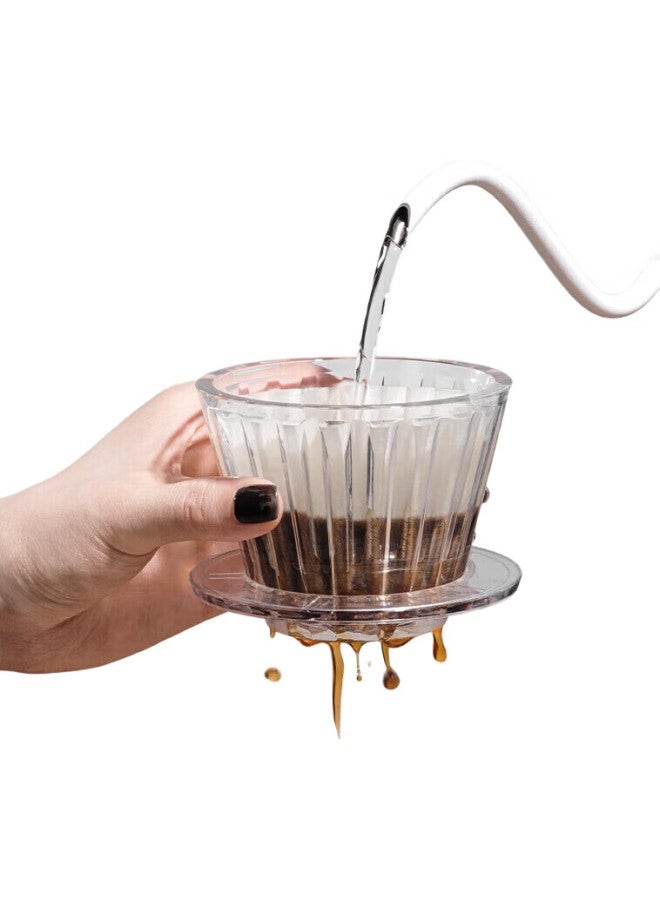 TIMEMORE Taimo Bingtong B75 Pour-Over Coffee Dripper, Cake Filter Cup, Flat Bottom Filter Cup, Home Coffee Brewing Equipment - Image 3