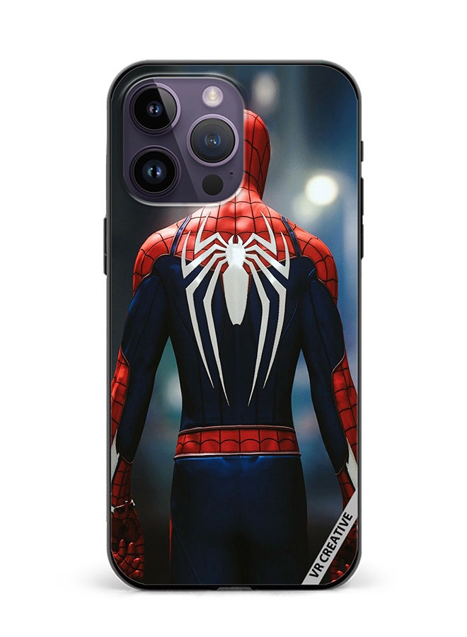 VR CREATIVE Protective Case Cover For Apple iPhone 15 Pro Spiderman Back Design Multicolour - Image 1