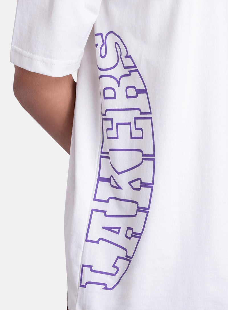NBA Lakers Double Print Tee - Image 4