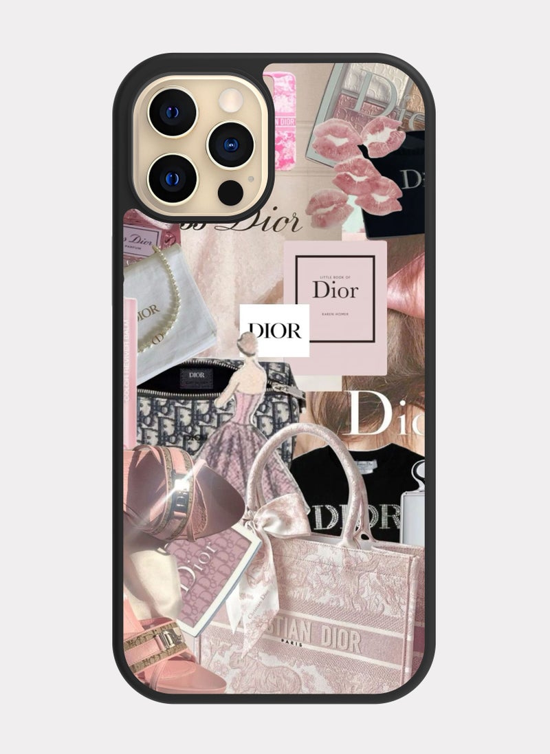 PXLAAT iPhone 12 Pro case cover Dior - Image 1