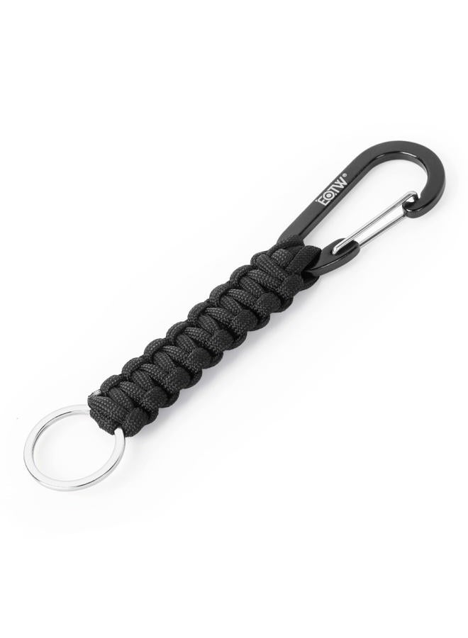 EOTW Paracord Keychain with Carabiner Heavy Duty Key Clip for Men Women - Image 1