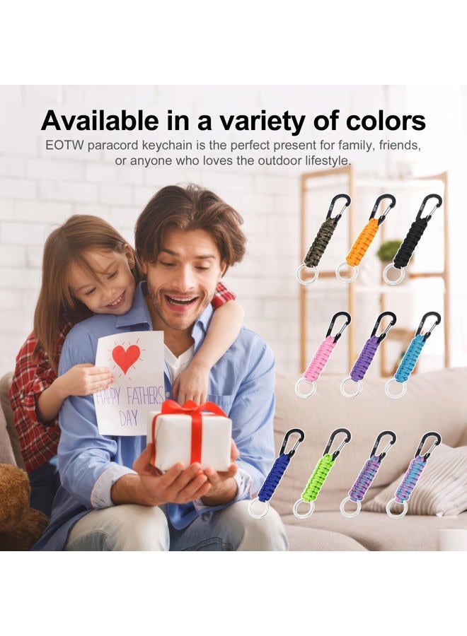 EOTW Paracord Keychain with Carabiner Heavy Duty Key Clip for Men Women - Image 2