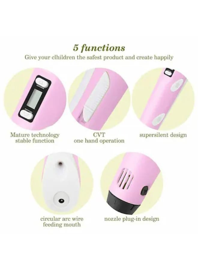 3D Printing Pen with LCD Display Compatible with 1.75mm PLA/ABS Filament USB Perfect Gift For Kids - Image 4
