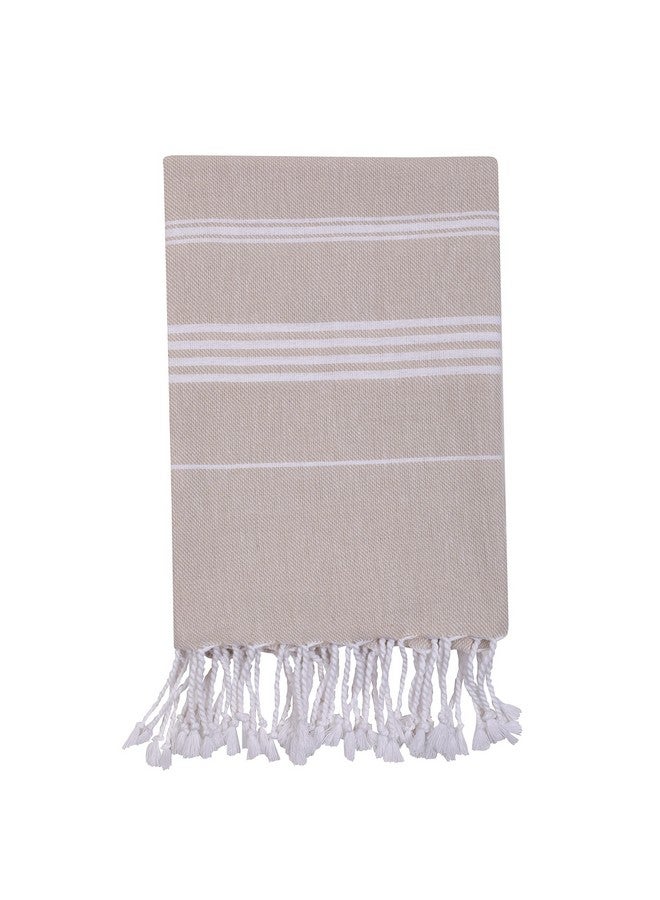HABER Extra Large 100% Cotton Bath Towel, Size 94 X 178 cm, Quick Absorption and Faster Drying Towel - Ideal for Bath, Beach, Travel, Pool, Yoga (Pack of 1, XL Size, Beige) - Image 1