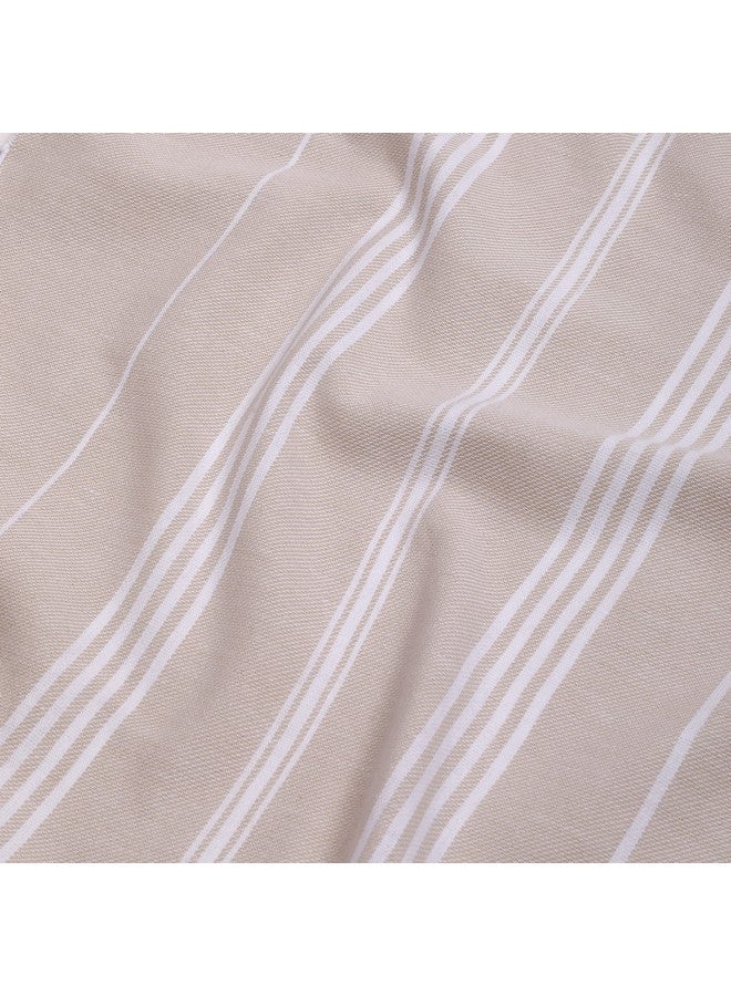 HABER Extra Large 100% Cotton Bath Towel, Size 94 X 178 cm, Quick Absorption and Faster Drying Towel - Ideal for Bath, Beach, Travel, Pool, Yoga (Pack of 1, XL Size, Beige) - Image 3