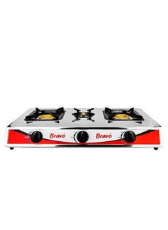 Bravo Gas Stove 2.5 burners Stainless Steel - pzsku/Z4E96DFDA62400D01A0D8Z/45/_/1740580895/35da49fe-53af-479a-965d-d2ad808f3835