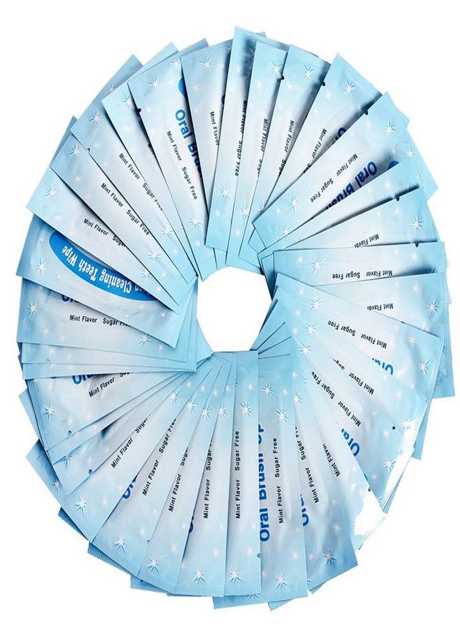 songfir Mint-Flavored Oral Finger Wipes Teeth whitening Wipes Oral Cleaning Wipe (50 Pcs) - Image 4