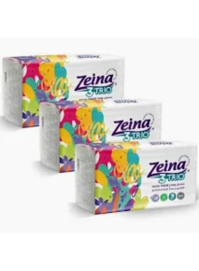 Zeina 3-ply decorative napkins, 3*1 width - Image 2