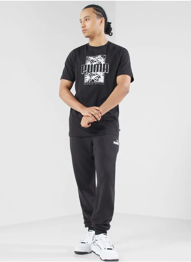 PUMA Essential Palm Resort Graphic T-Shirt