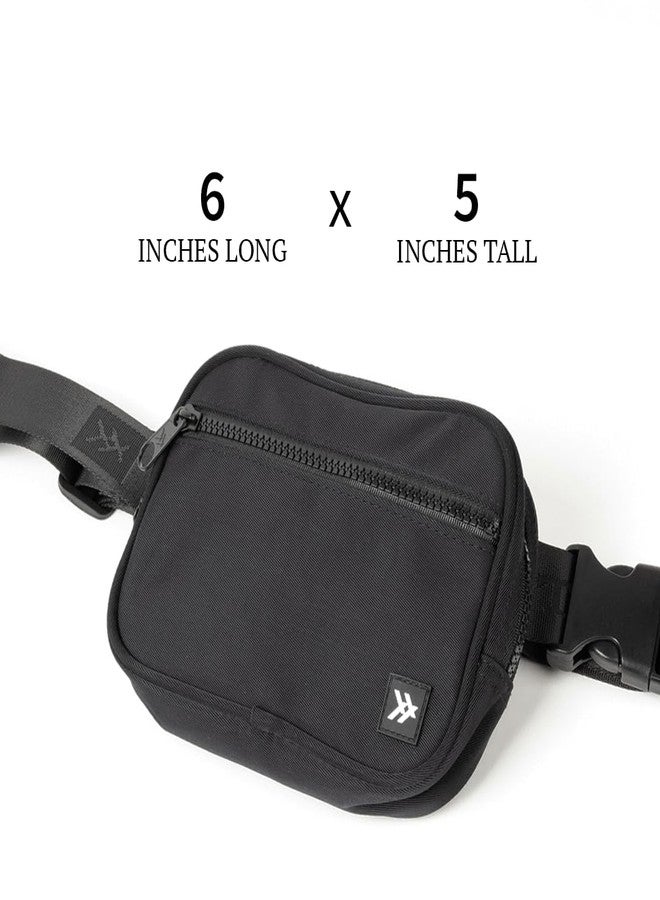 Thread Wallets Fanny Pack Small Travel Crossbody Bags for Women, Men - Durable, Stylish, Convenient Womens & Mens Cross Body Sling Bag Fanny Pack for Phone & Personal Items (Black) - Image 5