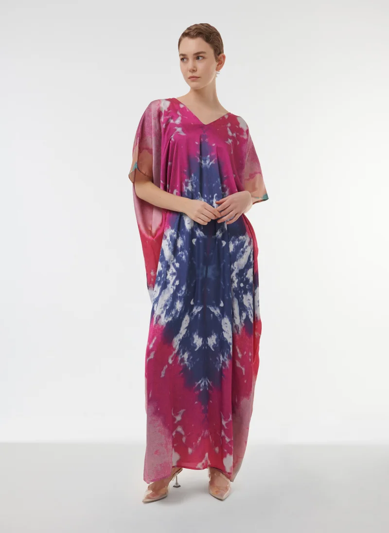 leem Tie-Dye Printed Kaftan