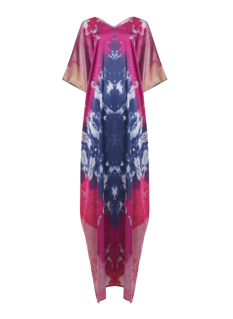 leem Tie-Dye Printed Kaftan