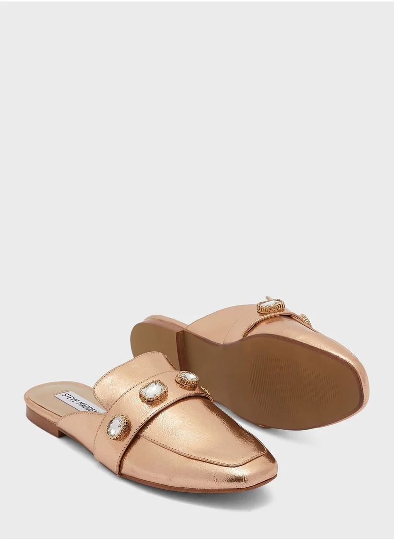 STEVE MADDEN Kind Leather Slip-Ons