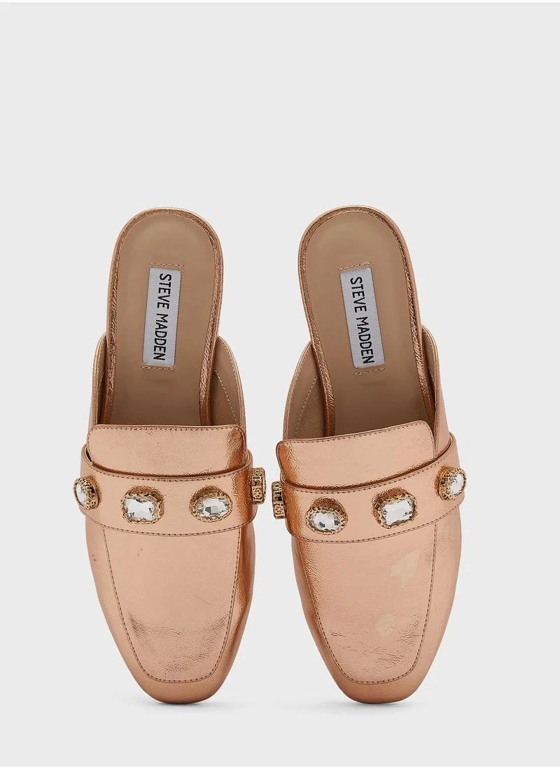 STEVE MADDEN Kind Leather Slip-Ons