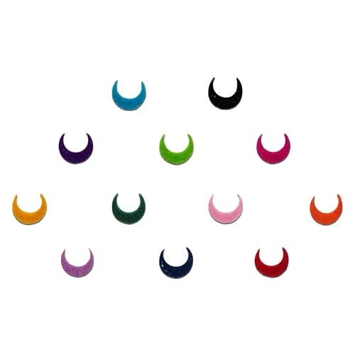 Comet Busters Multicolor Moon Bindis (5mm) (BV1064) - Image 1