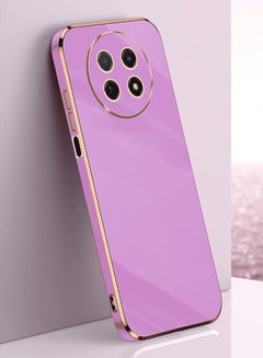 Generic Back Case Cover for HUAWEI Nova 12i 4G Back Cover | Gold Electroplating Chrome | Raised Edges | Super Soft-Touch | Bumper Back Case for HUAWEI Nova 12i 4G  - Image 1