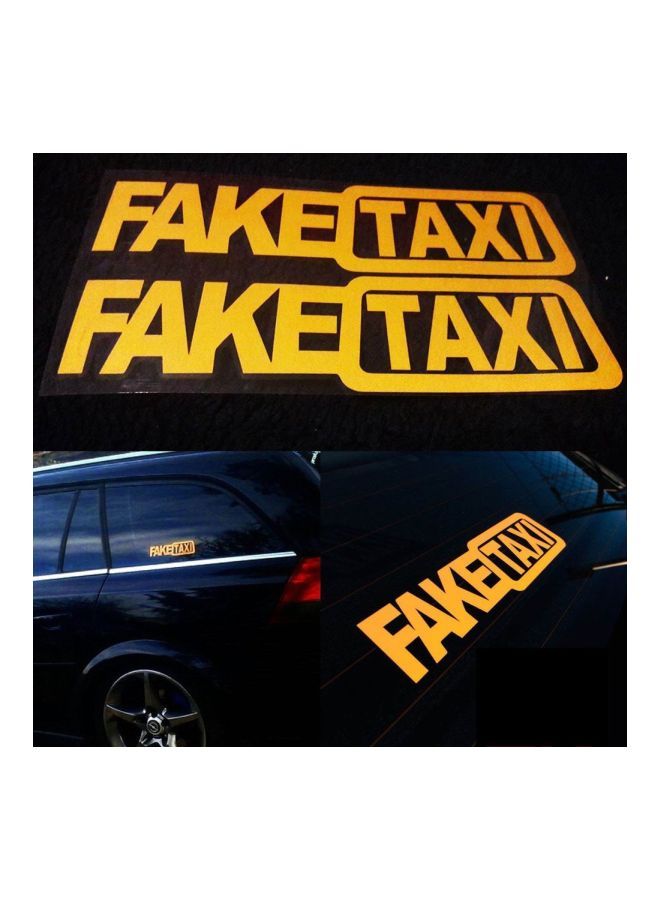 NIBEMINENT Fake Taxi Car Sticker - Image 2