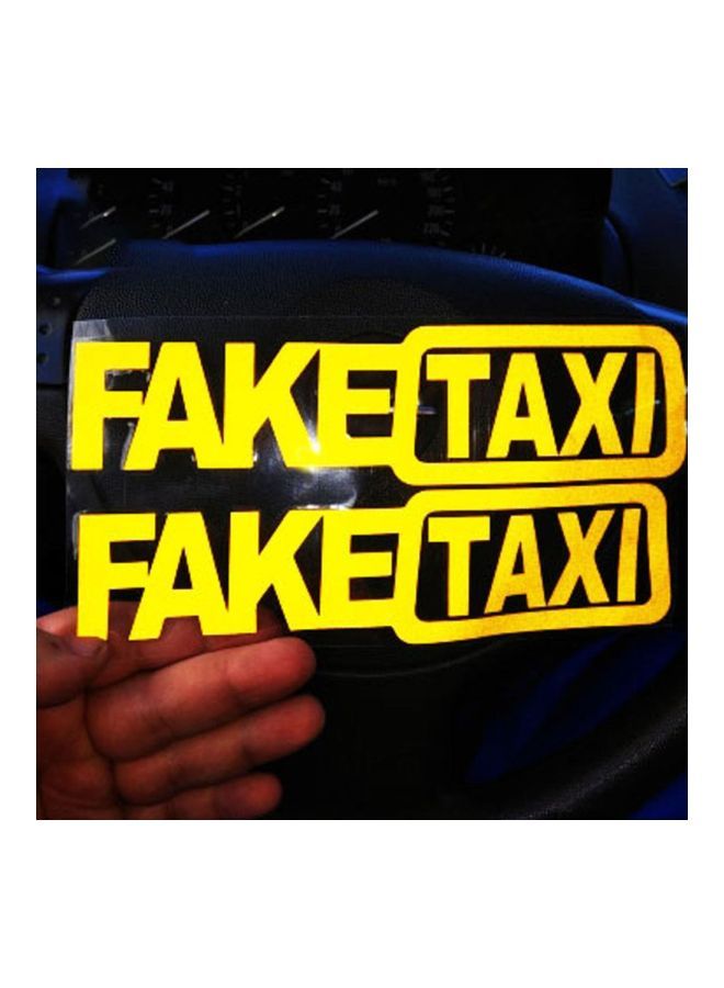 NIBEMINENT Fake Taxi Car Sticker - Image 4