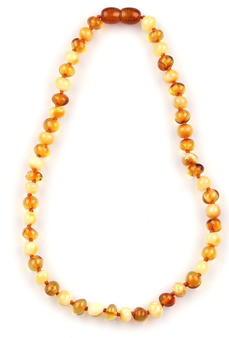 Supertrend Drop Amber Baby Teething Necklace Lithuanian Certified – 30 cm 